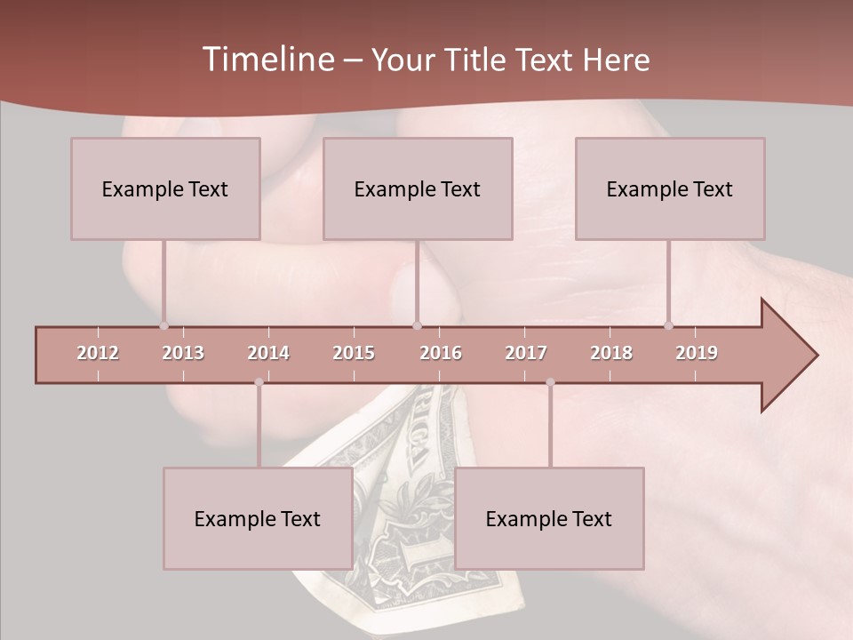 Touching Human Holding Hands PowerPoint Template
