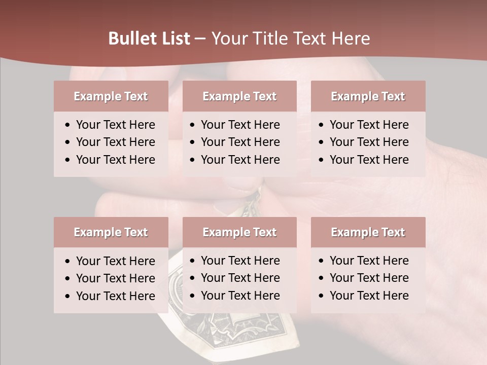 Touching Human Holding Hands PowerPoint Template