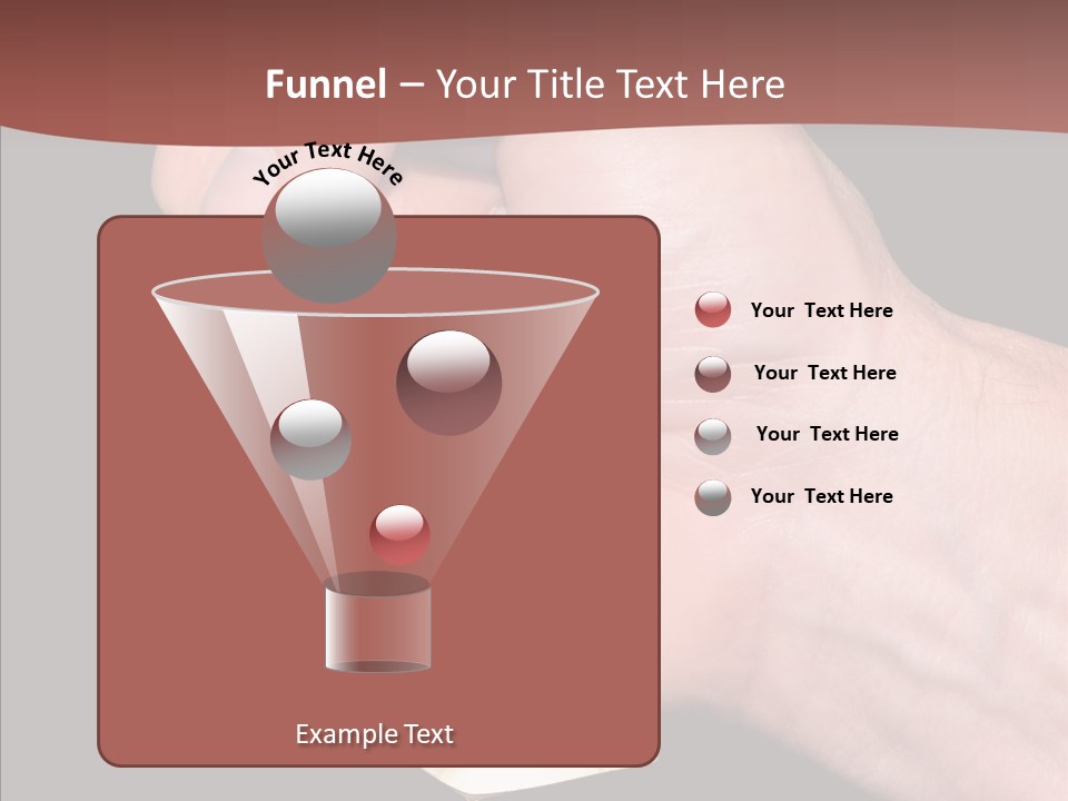 Touching Human Holding Hands PowerPoint Template