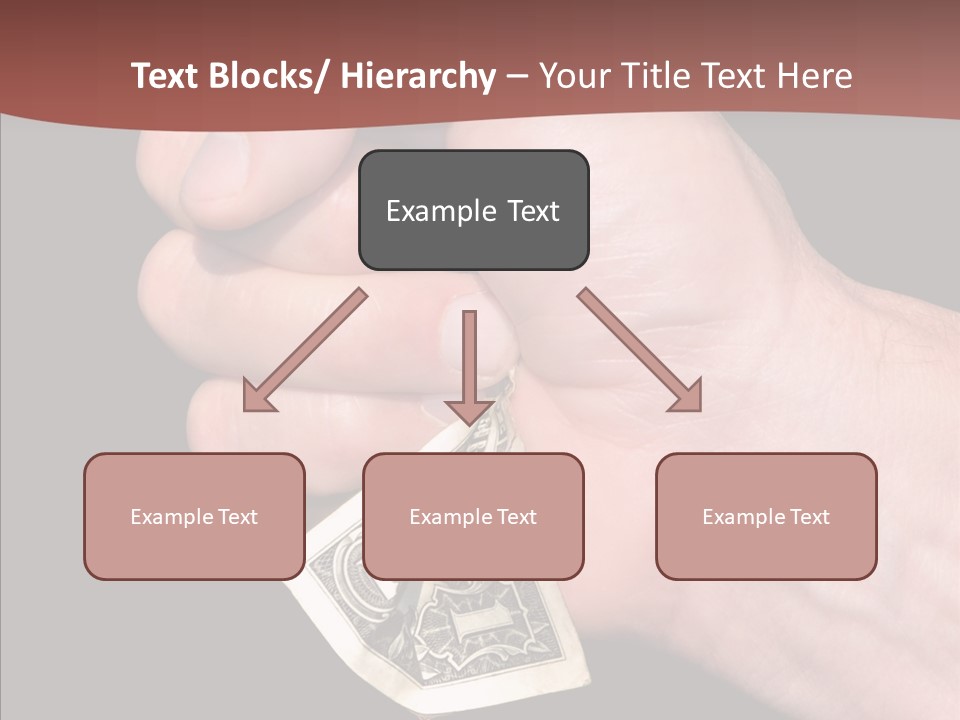 Touching Human Holding Hands PowerPoint Template