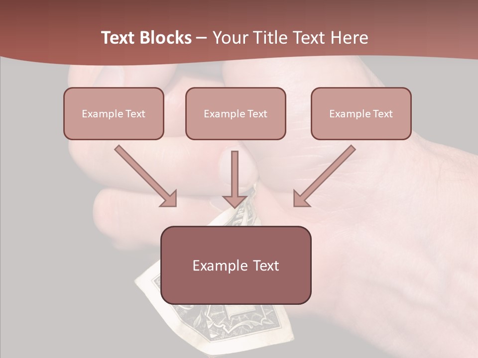 Touching Human Holding Hands PowerPoint Template