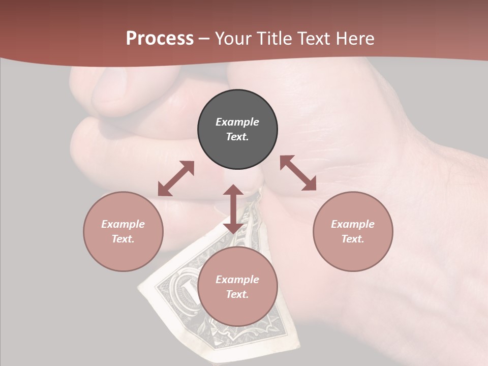 Touching Human Holding Hands PowerPoint Template