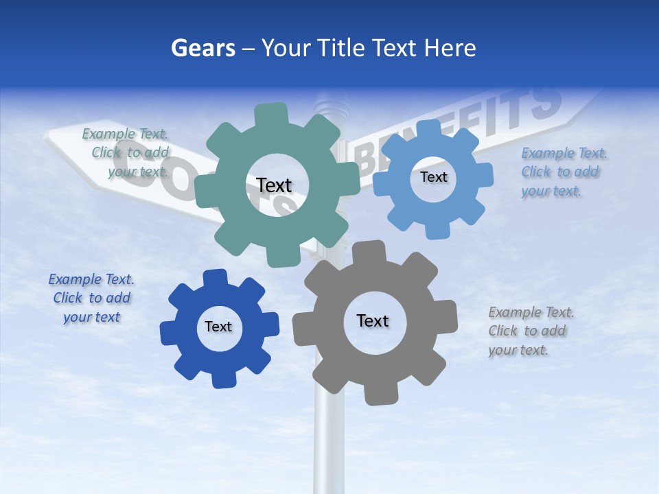 Togetherness Old White Background PowerPoint Template