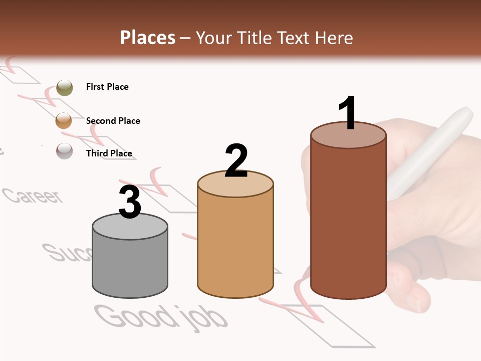 Female Background Elder PowerPoint Template