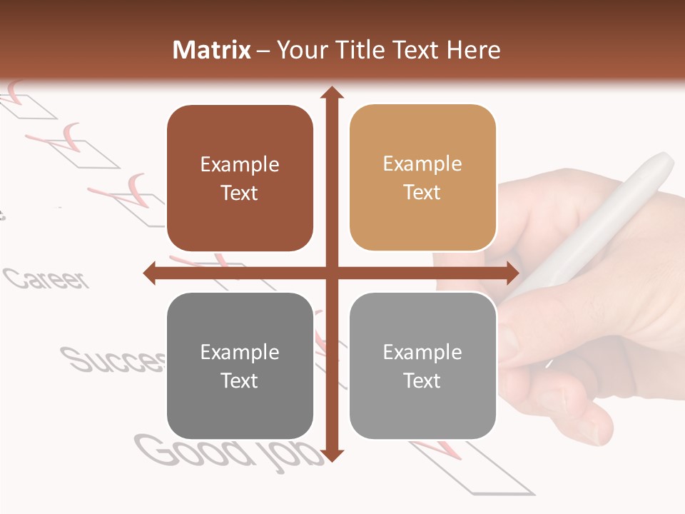 Female Background Elder PowerPoint Template