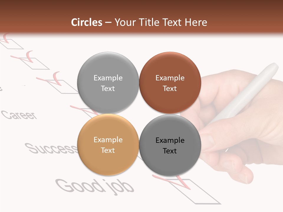 Female Background Elder PowerPoint Template