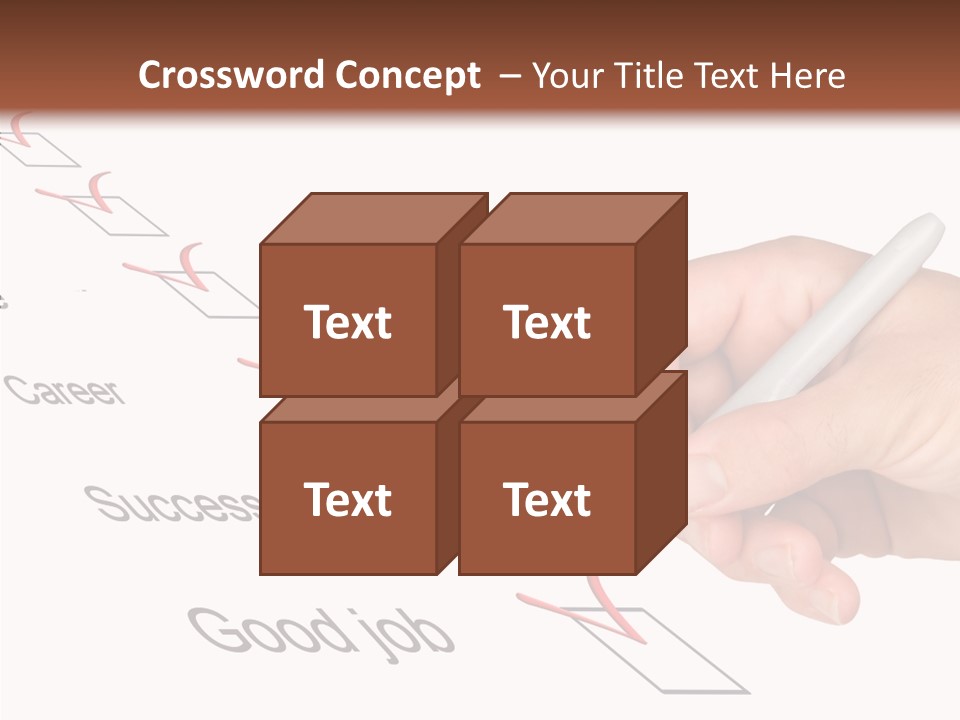 Female Background Elder PowerPoint Template