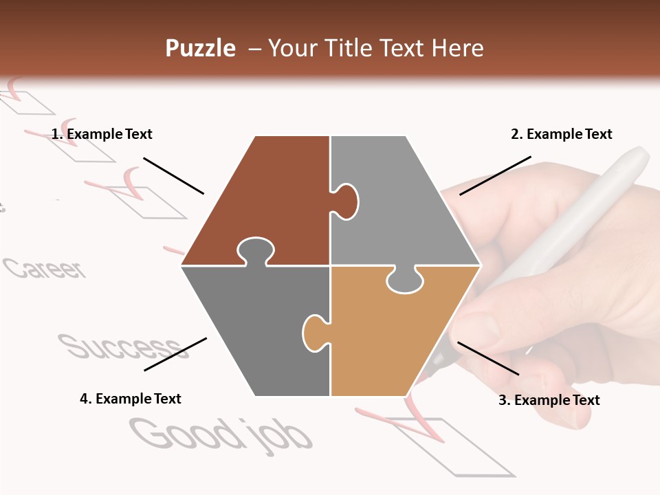 Female Background Elder PowerPoint Template