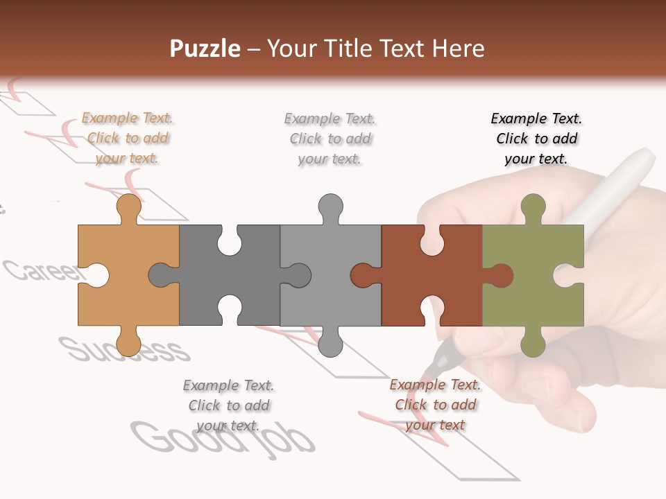 Female Background Elder PowerPoint Template