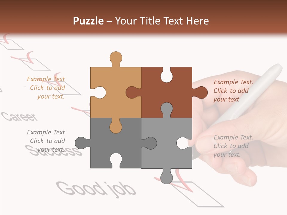 Female Background Elder PowerPoint Template