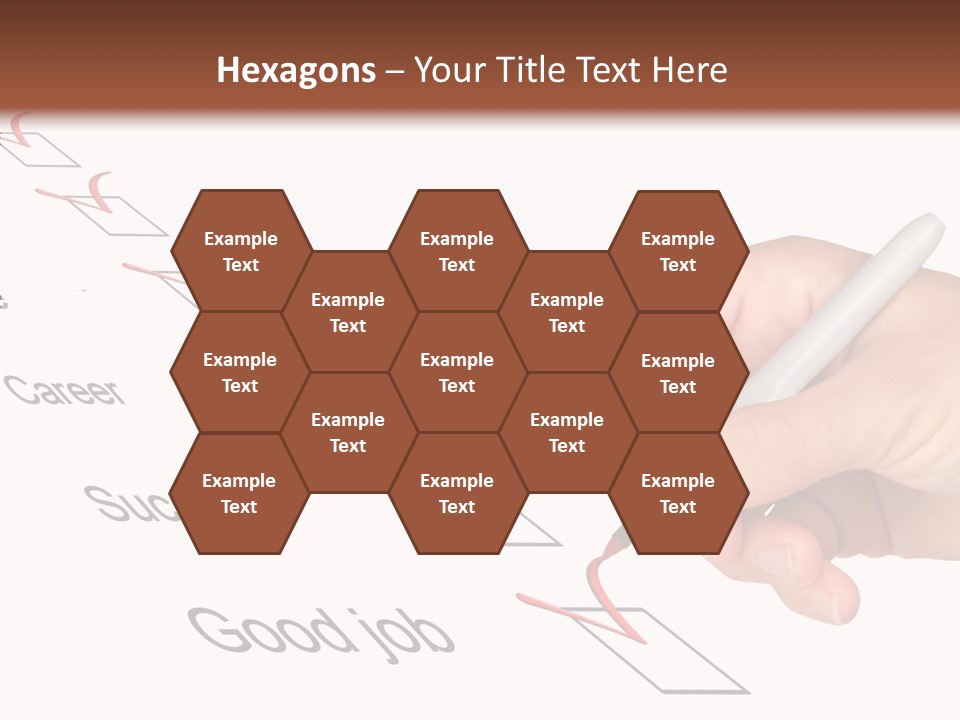 Female Background Elder PowerPoint Template