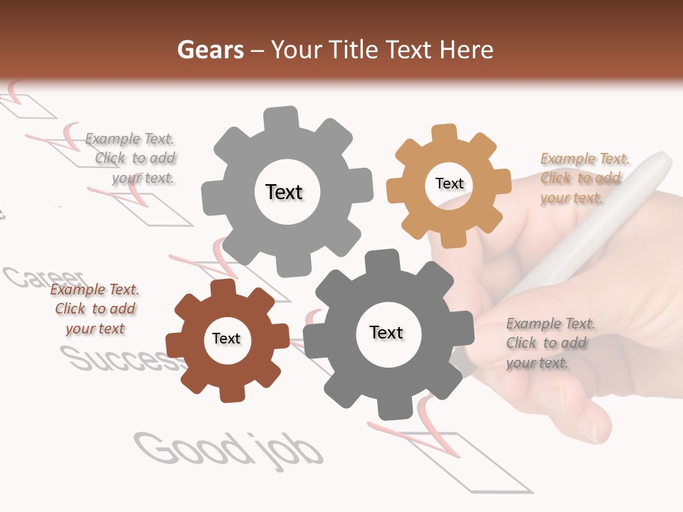 Female Background Elder PowerPoint Template