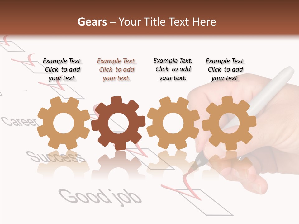 Female Background Elder PowerPoint Template