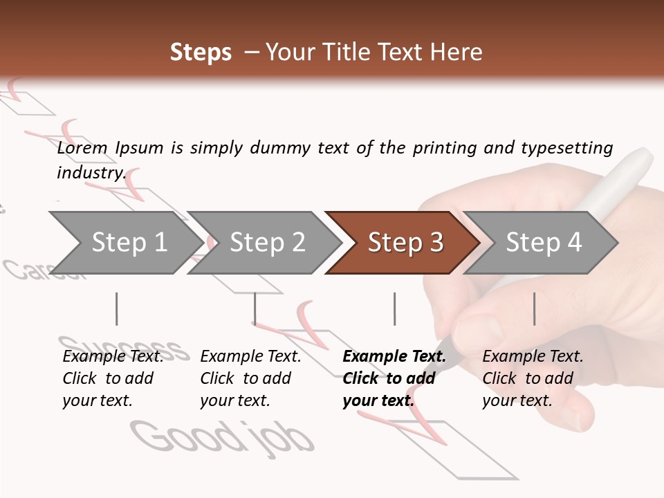 Female Background Elder PowerPoint Template