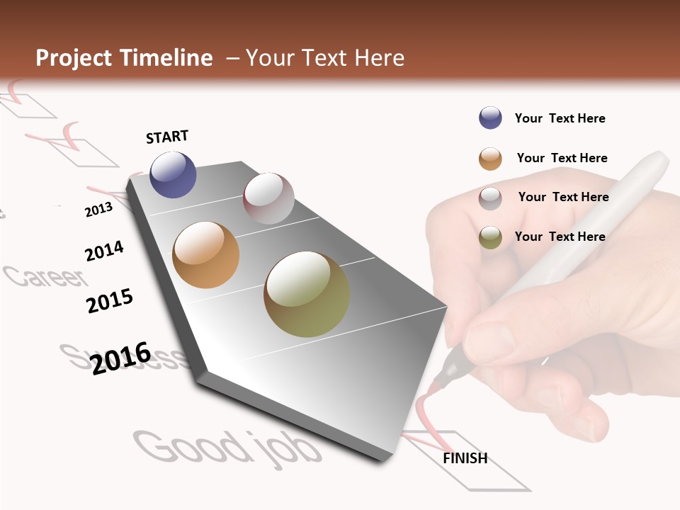 Female Background Elder PowerPoint Template