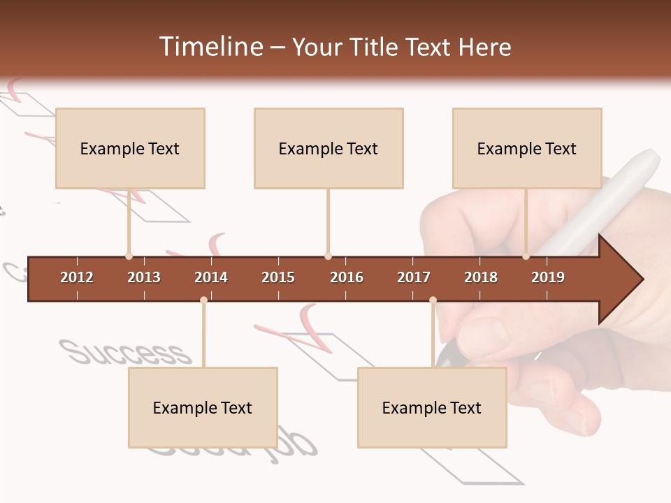 Female Background Elder PowerPoint Template