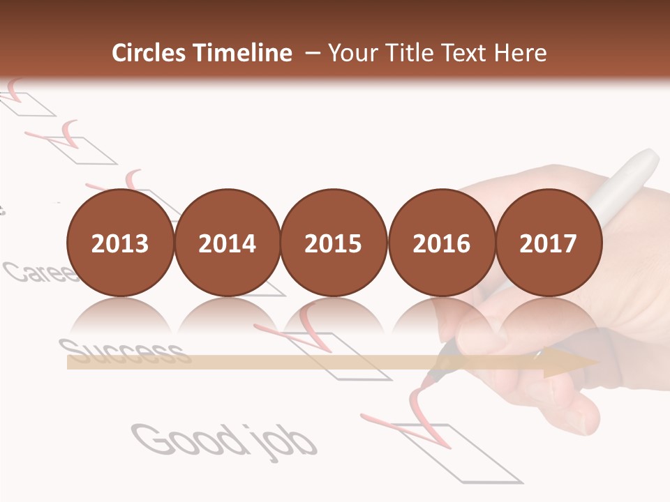 Female Background Elder PowerPoint Template