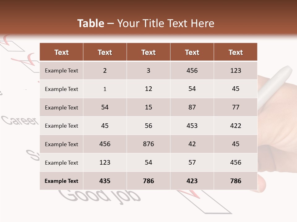 Female Background Elder PowerPoint Template