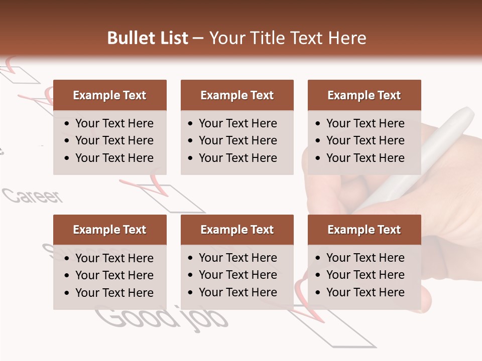 Female Background Elder PowerPoint Template