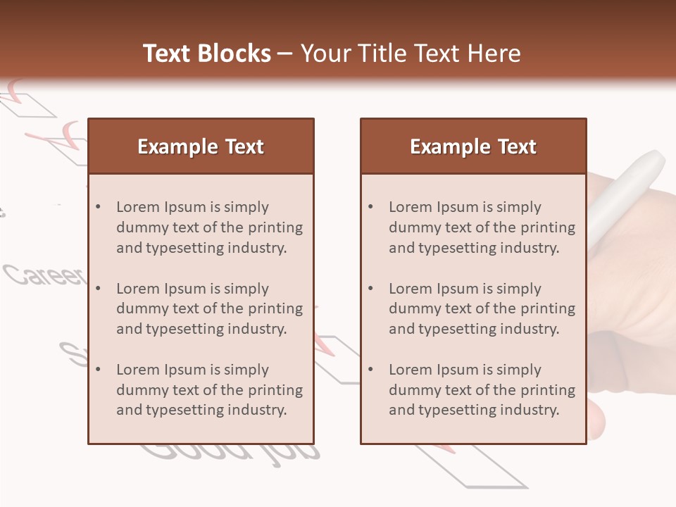 Female Background Elder PowerPoint Template