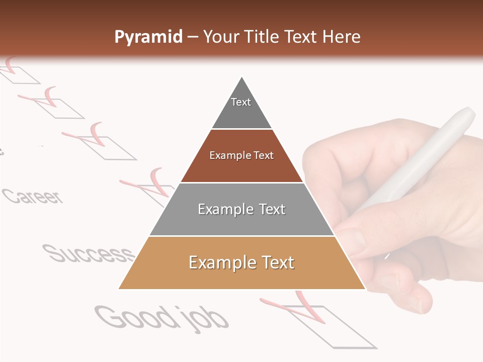 Female Background Elder PowerPoint Template