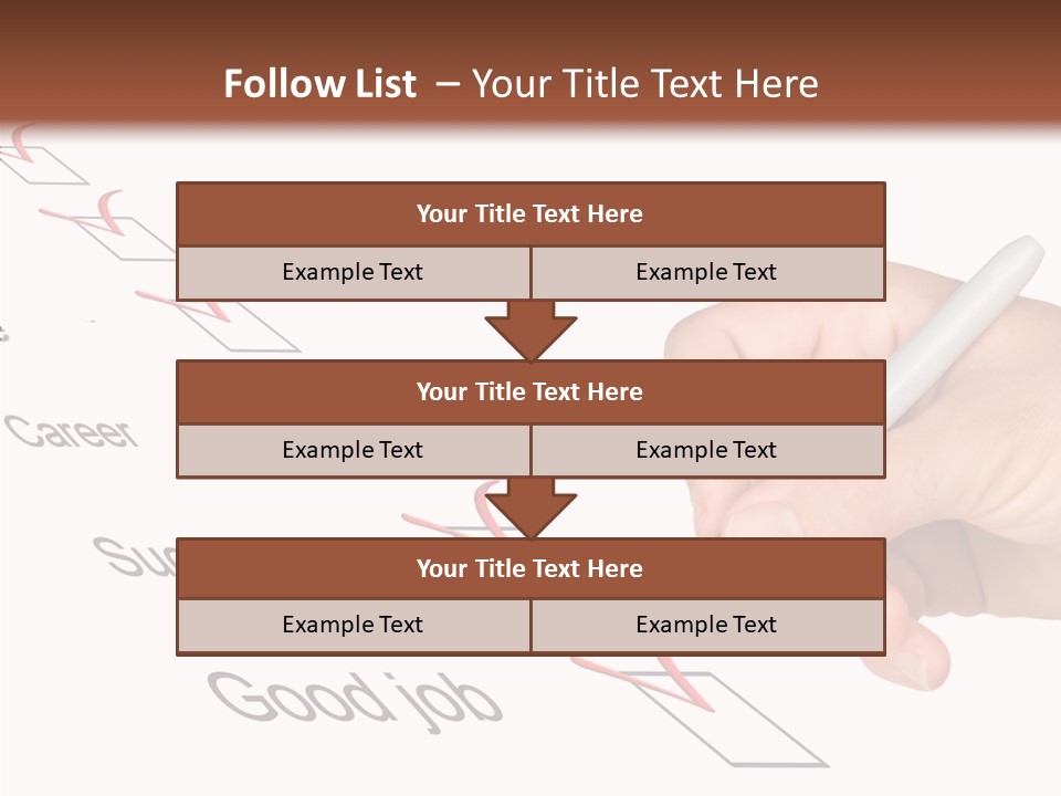 Female Background Elder PowerPoint Template