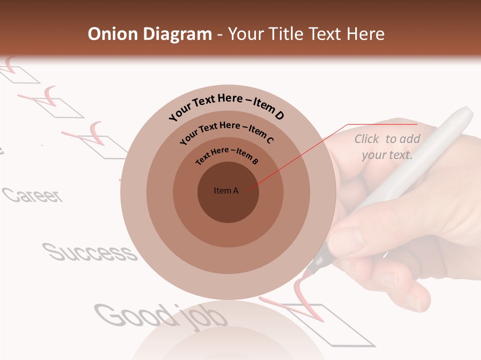 Female Background Elder PowerPoint Template