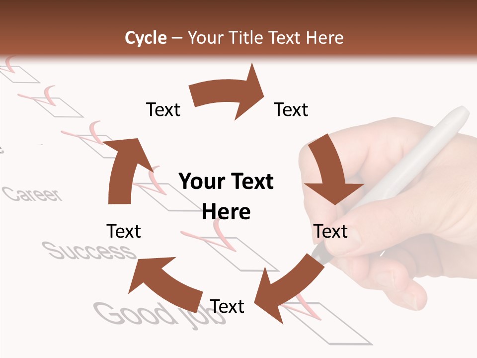 Female Background Elder PowerPoint Template