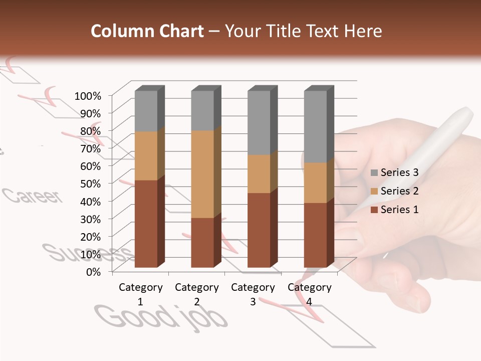 Female Background Elder PowerPoint Template