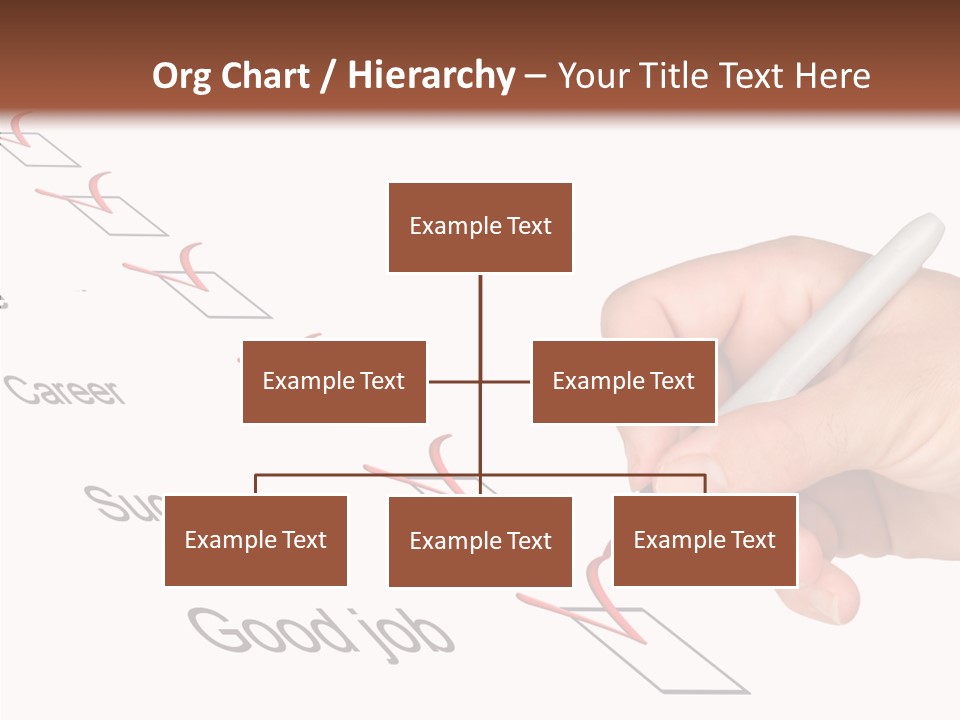 Female Background Elder PowerPoint Template
