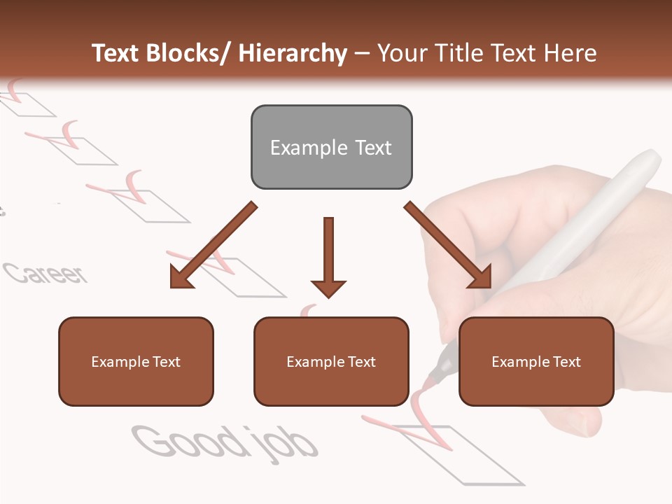 Female Background Elder PowerPoint Template