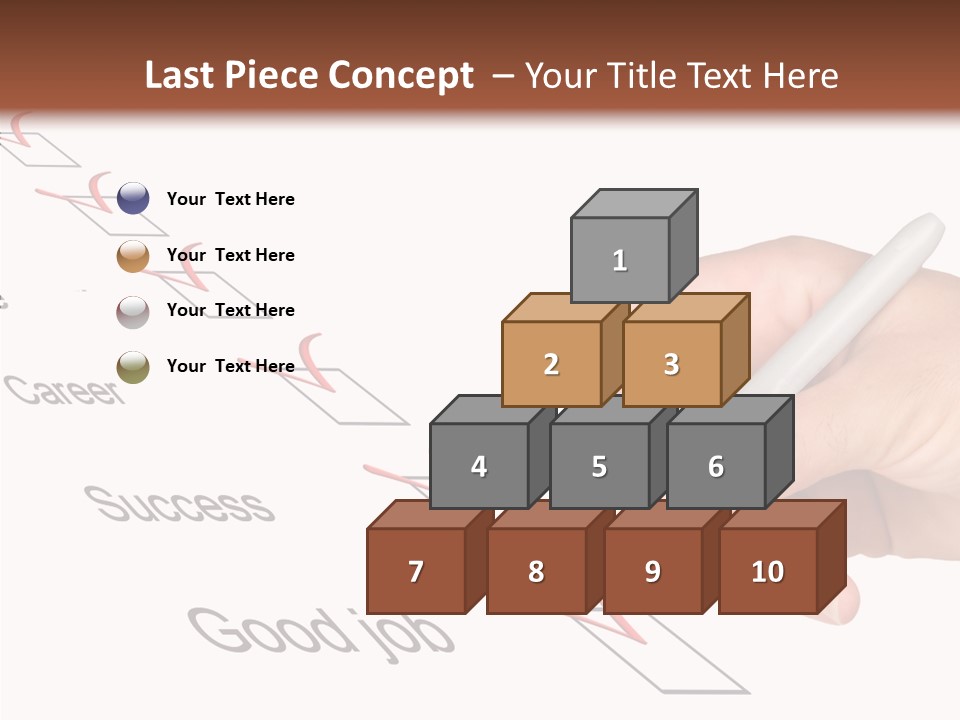 Female Background Elder PowerPoint Template