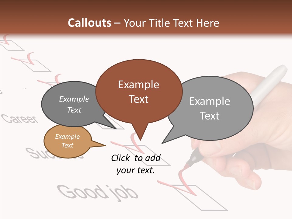 Female Background Elder PowerPoint Template