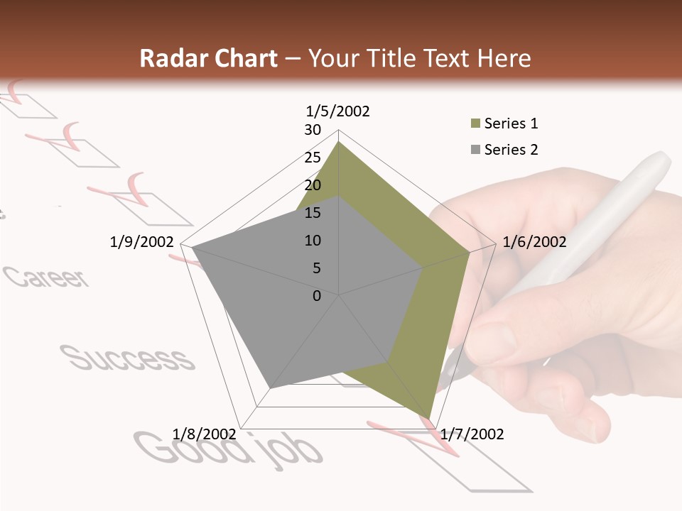 Female Background Elder PowerPoint Template