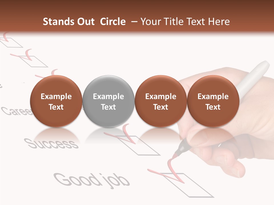 Female Background Elder PowerPoint Template