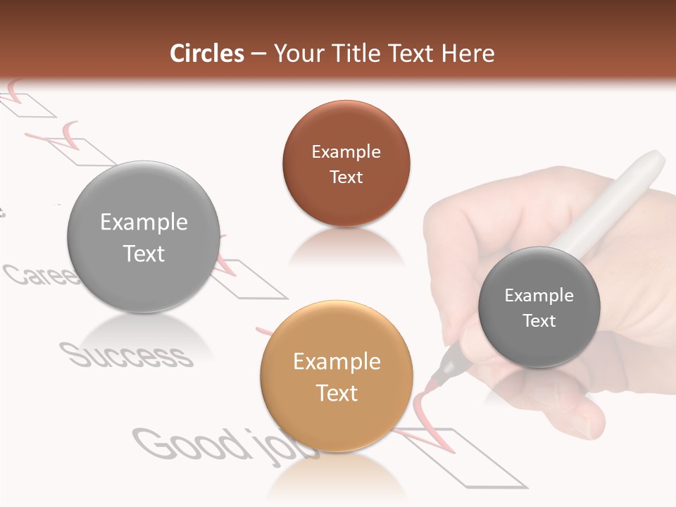 Female Background Elder PowerPoint Template