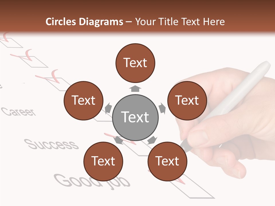 Female Background Elder PowerPoint Template