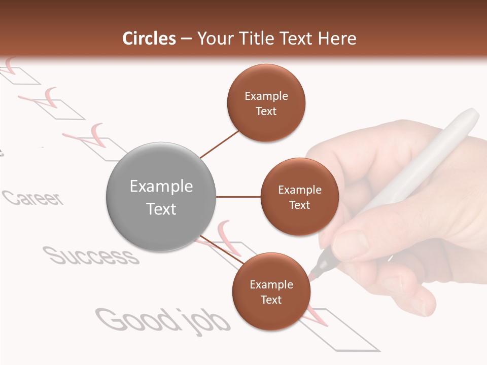 Female Background Elder PowerPoint Template