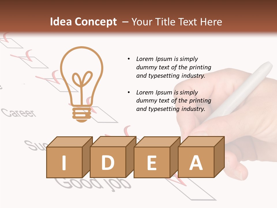 Female Background Elder PowerPoint Template