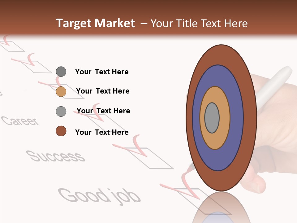 Female Background Elder PowerPoint Template