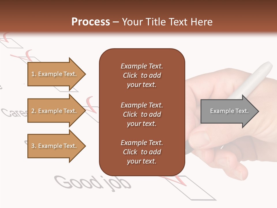 Female Background Elder PowerPoint Template