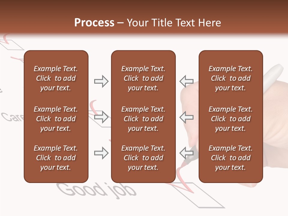 Female Background Elder PowerPoint Template