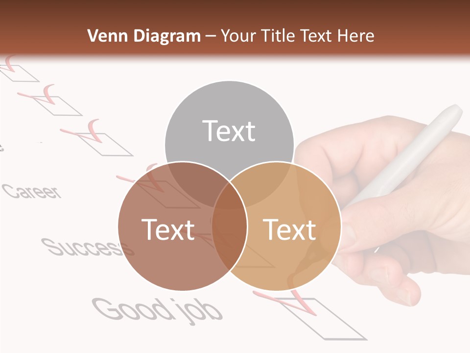 Female Background Elder PowerPoint Template