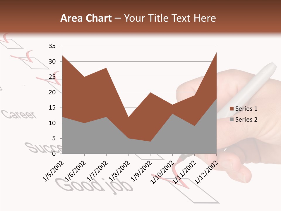 Female Background Elder PowerPoint Template