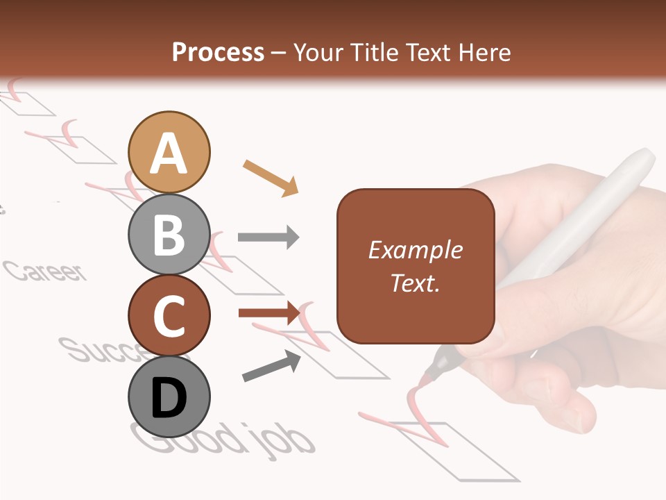 Female Background Elder PowerPoint Template