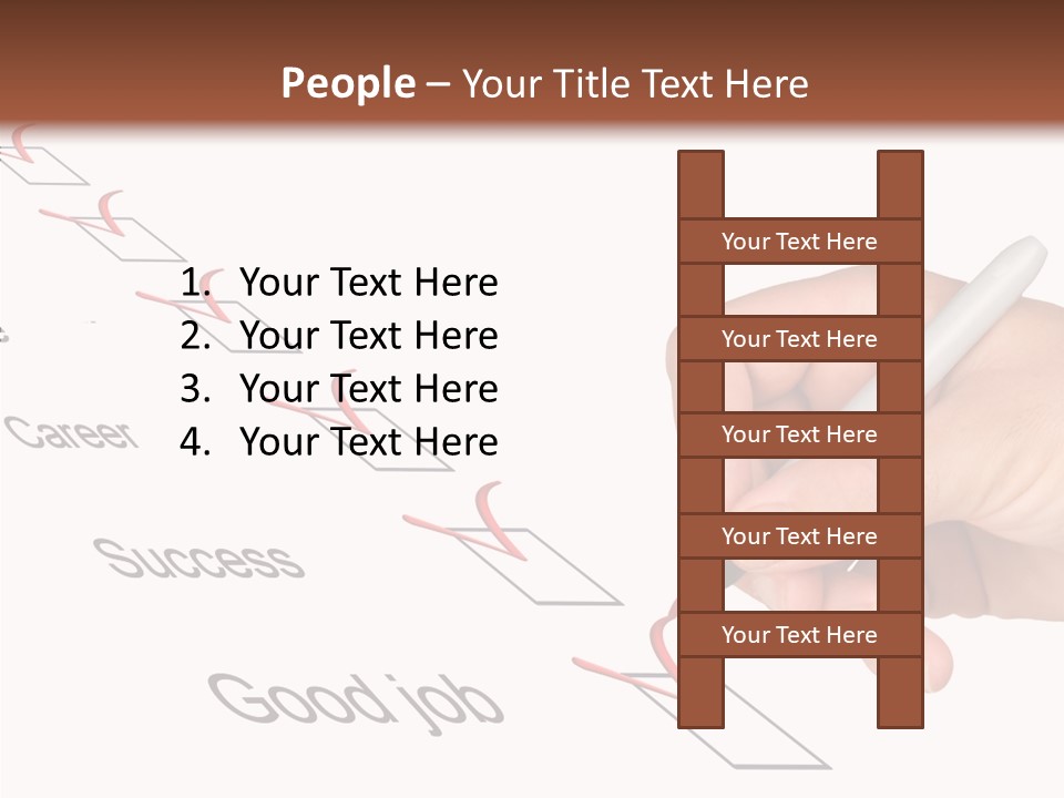 Female Background Elder PowerPoint Template
