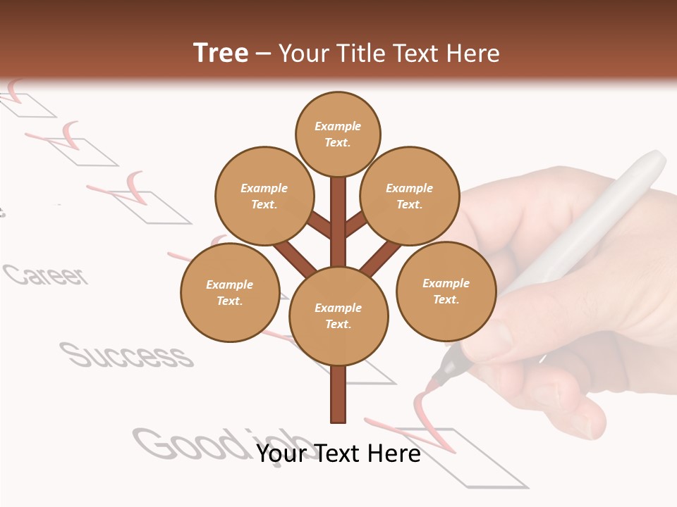 Female Background Elder PowerPoint Template