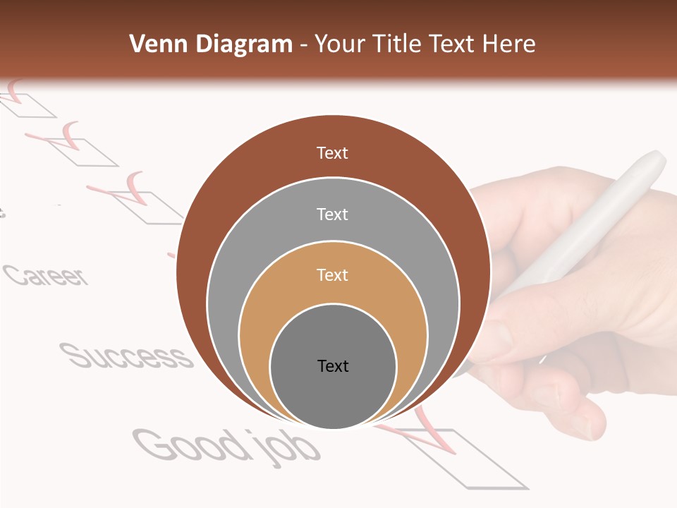 Female Background Elder PowerPoint Template