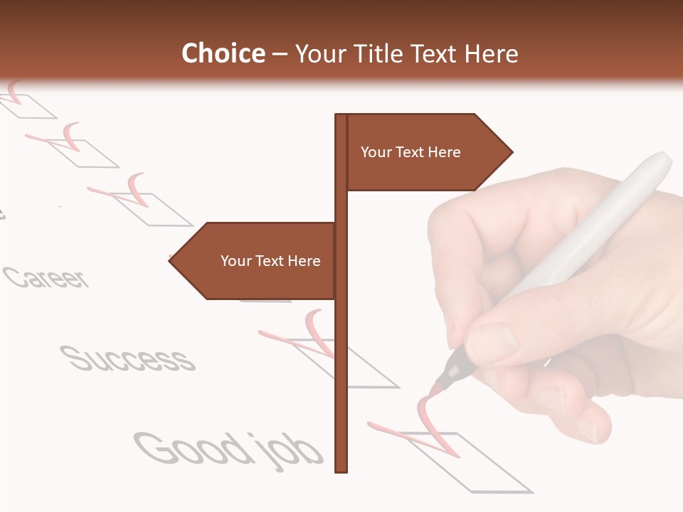 Female Background Elder PowerPoint Template