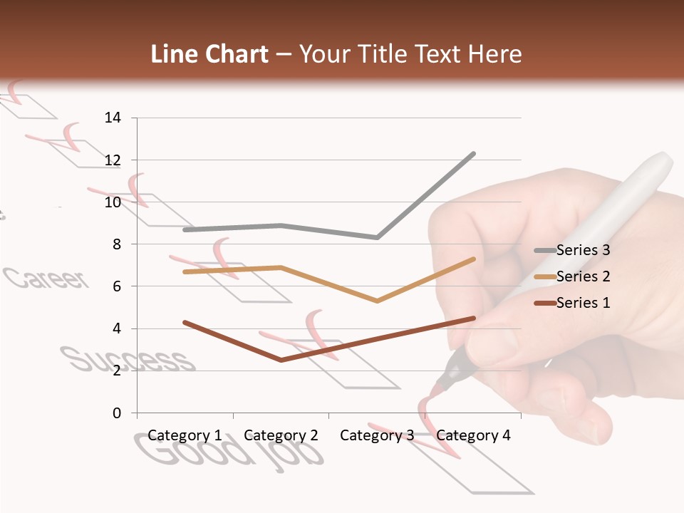 Female Background Elder PowerPoint Template